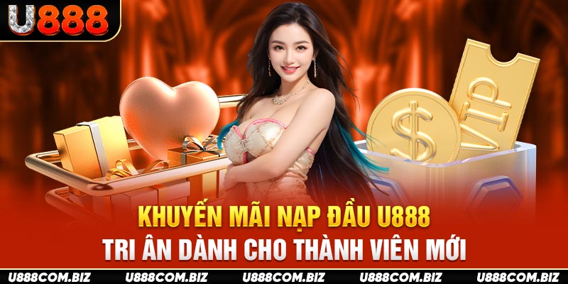 Khuyến Mãi Nạp Đầu U888 - Tri Ân Dành Cho Thành Viên Mới